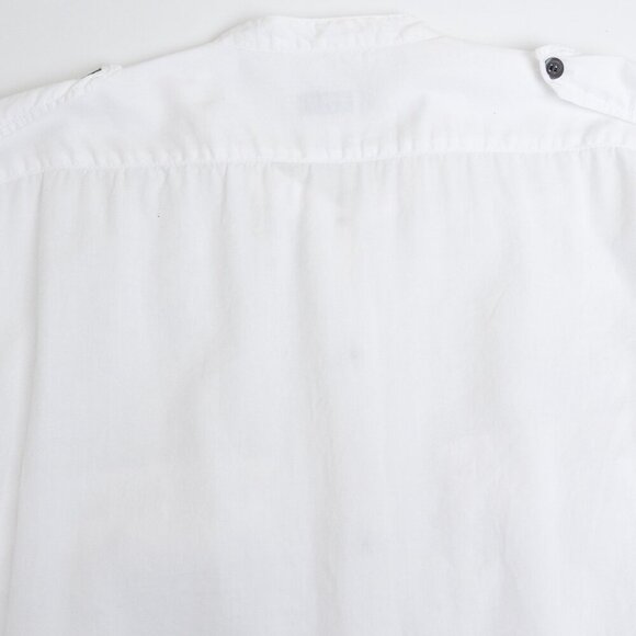 Dries Van Noten Shirt White Utility Long Sleeve Button Down Large EU 42 - Picture 12 of 15